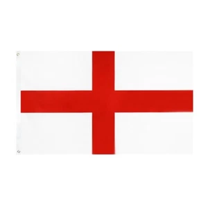 Bandera de Inglaterra 3FT X 5FT 90*150cm San Jorge Cruz Banderas Ojales Inglés Stock Reino Unido - Imagen 1 de 1