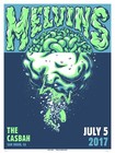 MELVINS glow in the dark 18x24 signed show AP poster- The Casbah, San Diego 2017