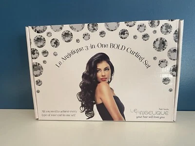 3 in 1 Curling Iron set Le Angelique - 3 Ceramic/Titanium Coating Barrels - Image 1 of 4