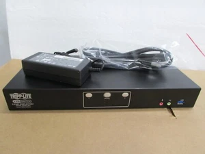 Tripp Lite 2 ports DisplayPort double écran commutateur KVM 4K 60HZ USB 3 B006-DP2UA2 - Photo 1/8