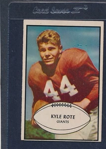 1953 Bowman #025 Kyle Rote Giants VG/EX 53B25-40715-1 - Picture 1 of 1