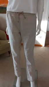 WOOLRICH - Hose - Leinen Sommerhose - M - ungetragen ! Beige - So schön ! - Bild 1 von 12