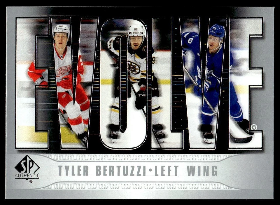 2023-24 SP Authentic Evolve Tyler Bertuzzi Toronto Maple Leafs #E-3 - Image 1 of 2