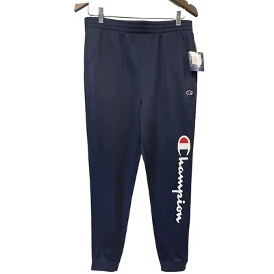 Champion Boy's Navy Logo Athletic Elastic Waist Knit Cuffs Joggers Size XL - Image 1 of 4