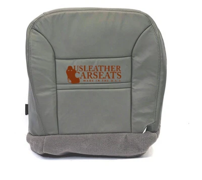 Ford Excursion Limited 2001 parte inferior del lado del conductor cubierta de asiento de cuero gris Foto 1 de 4