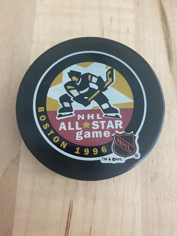 vintage Boston Bruins puck 1996 NHL All Star Game official puck Cover