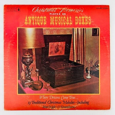 Christmas Memories Played On Antique Musical Boxes Vinyl LP Record Album CCR1934 - Image 1 of 2