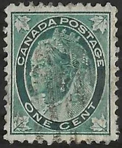 🍁Canada   #67    "QUEEN VICTORIA"     Fine Used 1897  Maple Leaf Issue      (A) - Picture 1 of 2