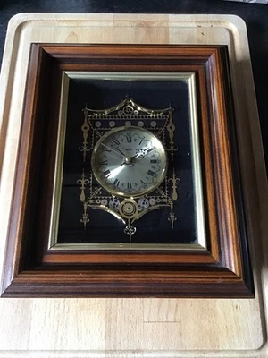  Ken Broadbent Collage Clock Approx 30x25cm Good Working Order. - Image 1 of 4