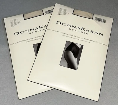 Meia-calça Donna Karan NY Just Sheer Control Top Dk Palomino pequena 266 - Imagem 1 de 4