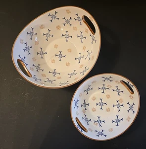 Temptations by Tara Servierschalen Provance Morning Glory 2er Set verschachtelte Griffe - Bild 1 von 12