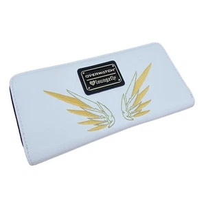 Loungefly Wallet Overwatch Mercy Zip Around Geek Gamer Convention Heroes Doctor - Picture 1 of 5