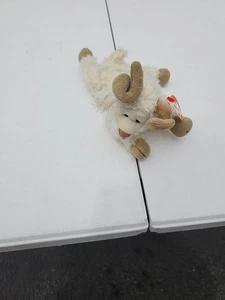 1993 Ty Beanie Baby Attic Treasures Collection Ramsey The Ram Jointed Fluffy Tag - Picture 1 of 3
