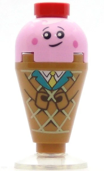 LEGO La LEGO Película 2 Minifigura Cono de Helado - Brazos Impresos (Genuino) Foto 1 de 1