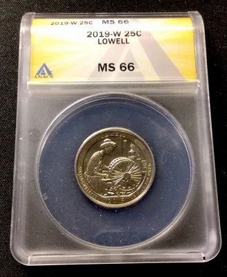 2019 W Lowell 25c! ANACS MS66! ENN Coins - Image 1 of 2