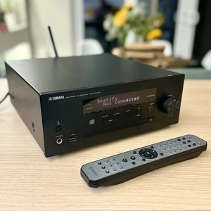 Yamaha CRX-N470D - Network CD DAB+ Receiver Wi-Fi Bluetooth. Remote / Aerial - Picture 1 of 7