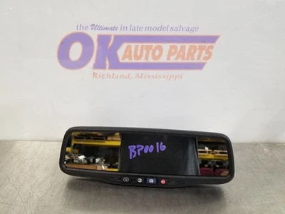 13 2013 GMC SIERRA 1500 INTERIOR REAR VIEW MIRROR WITH TELEMATICS OPTION UE1 - Image 1 of 4