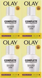 4 Olay Complete Lightweight 3in1 Moisturiser Day lotion Normal Oily SPF 15 100ml - Picture 1 of 7