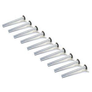 (Pack of 10) 2" Sealed Nylon Rollers, 4" Stem & 13-Ball Bearing with Dust Shield - Picture 1 of 7