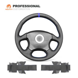 Custom Real Leather Steering Wheel Cover for Subaru Impreza WRX Impreza WRX STI - Foto 1 di 11