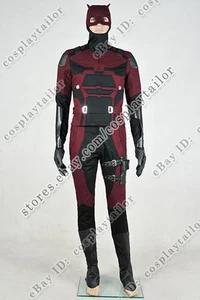 Costume cosplay Daredevil Matt Murdock uniforme nuovo vestito alla moda Halloween - Foto 1 di 12