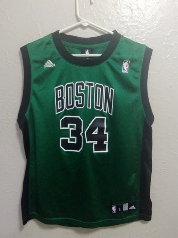 Adidas Boston Celtics  Paul Pierce Jersey Youth Large 14-16 Cover