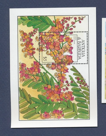 ANTIGUA & BARBUDA  - Scott 957 - MNH S/S - Flowers  2019 Cover