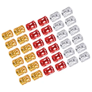 300 Pcs Aluminum Ring Hair Accessories Dreadlocks Braiding Beads - Picture 1 of 12
