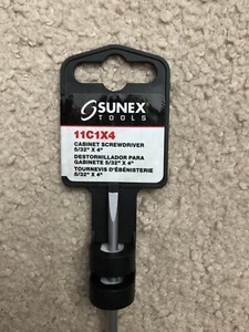 Sunex-11C1X4 Flat Screwdriver with Bolster - Picture 1 of 2