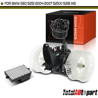 Kit de resistencia de motor soplador calentador climatización para BMW E60 525i 2004-2007 525xi M5 528i Foto 1 de 4