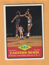 Dan Issel Kentucky Colonels 1973-74 Topps #204 ABA Eastern Semis 1R
