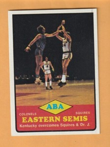 Dan Issel Kentucky Colonels 1973-74 Topps #204 ABA Eastern Semis 1R