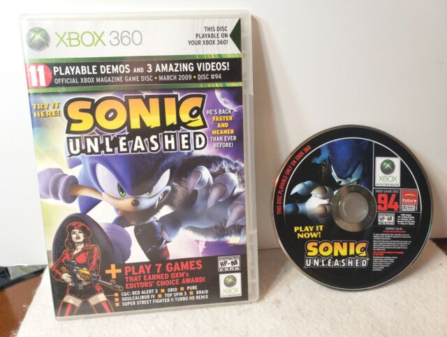 Sonic Unleashed (Microsoft Xbox 360 2008) Sega CIB TESTED IN EWC