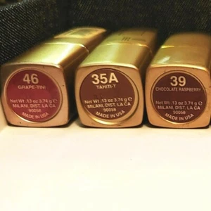 MILANI COLOR PERFECT Lipstick DISCONTINUED Rare, Hard to Find Shades New Flawed - Picture 1 of 20