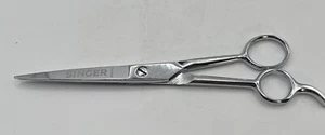 "Tijeras Singer de 7"" con reposa dedos". Tijeras tipo peluquero hechas en México - Imagen 1 de 4