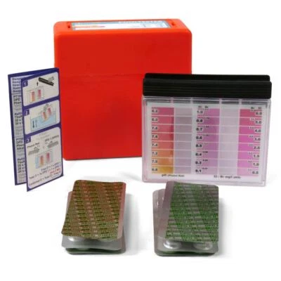POOL TOTAL Pooltester ''PRO'' Chlor, Brom + pH-Wert Wasseranalyse Schwimmbad Test Analyse