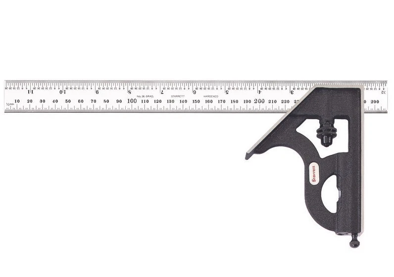 Starrett C11MEH-300 Student Combination Square, 11-3/4" & 300mm IN STOCK - Image 1 of 1