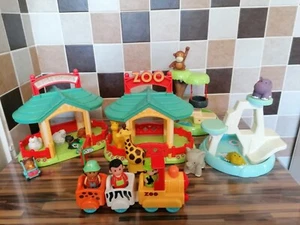 ELC Happyland Little People Figuren & Spielset ~ Zoo mit Tieren und Zug - Bild 1 von 4