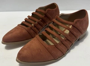 JC Journee Collection Womens Otto Rust Size 7.5 - Picture 1 of 6