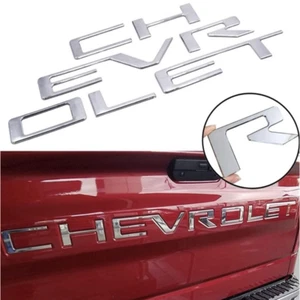 23-5/8 "X3-1/2" Chevrolet Letters Bumper Body Trunk Emblem Badge Sticker - Bild 1 von 2