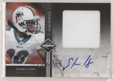 2011 Panini Limited Jumbo Materials Signatures /10 Clyde Gates Rookie Auto RC