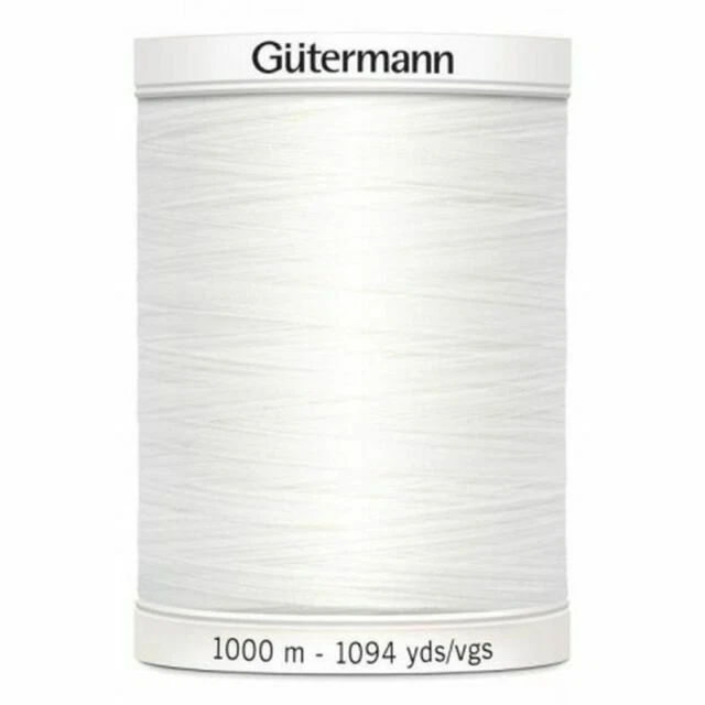 Gutermann Sew-All Thread Polyester (1000 Meters) - White