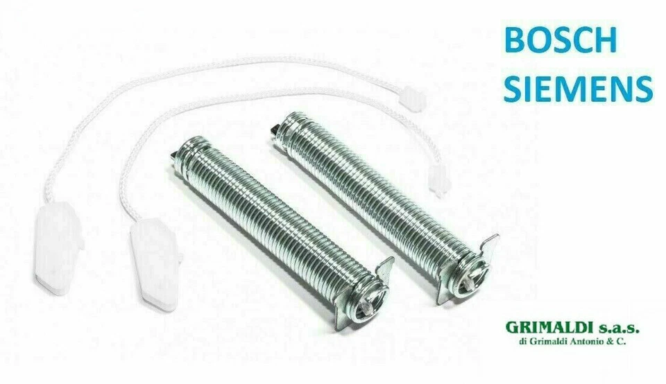 KIT RIPARAZIONE SET MOLLE+TIRANTE CERNIERA LAVASTOVIGLIE BOSCH 754869 00754869