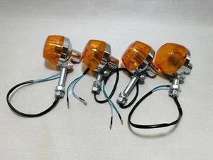 1969-1974 Honda CB750 K0-K4 Front & Rear Light Winker Set Turn Signal Indicator. - Picture 1 of 8