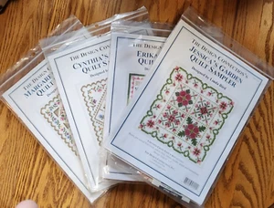 Design Connection’s Garden Quilt Sampler - Cross Stitch Kits (Lot of 4) - NEW - Picture 1 of 13