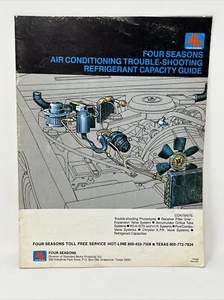 Guía de capacidad de refrigerante 1991 para solución de problemas de aire acondicionado Four Seasons - Imagen 1 de 5