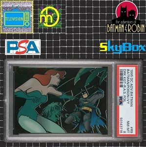 1995 Skybox Adventures of Batman & Robin - RAS Foil R9 Poison Ivy - PSA 8 NM-MT - Picture 1 of 4