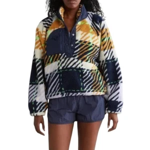 NUEVO Pullover Rocky Ridge Free People Movement TALLA S Chaqueta Polar a Cuadros Nueva con Etiquetas - Imagen 1 de 14