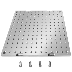 10" x 10" x 1/2" MIC 6 Aluminum Fixture / Sacrificial Plate, Mini Pallet - Picture 1 of 4