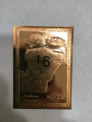 1992-98 ProMint 22K Gold - Hideo Nomo #19 /50000 (RC) - Image 1 of 3